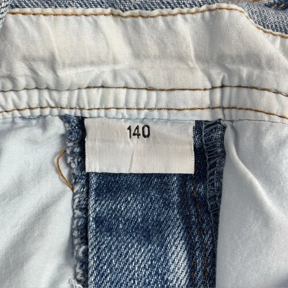 Festival Overalls Boho‎ Painted Denim Girls or Women’s XXS - Picture 4 of 16